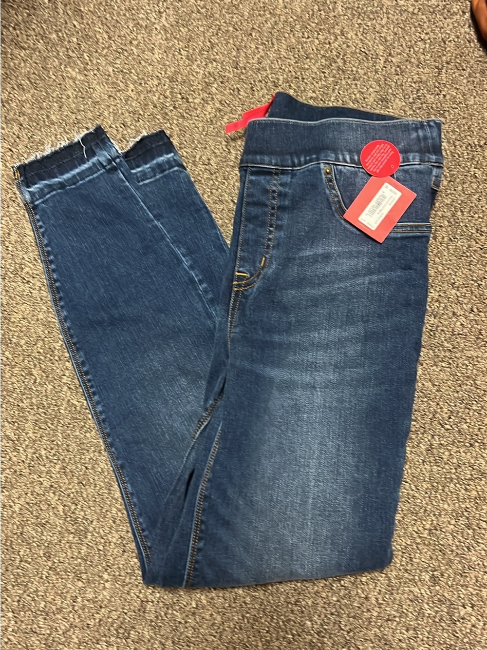 SPANX Women's Dark Blue High-Rise Jeggings